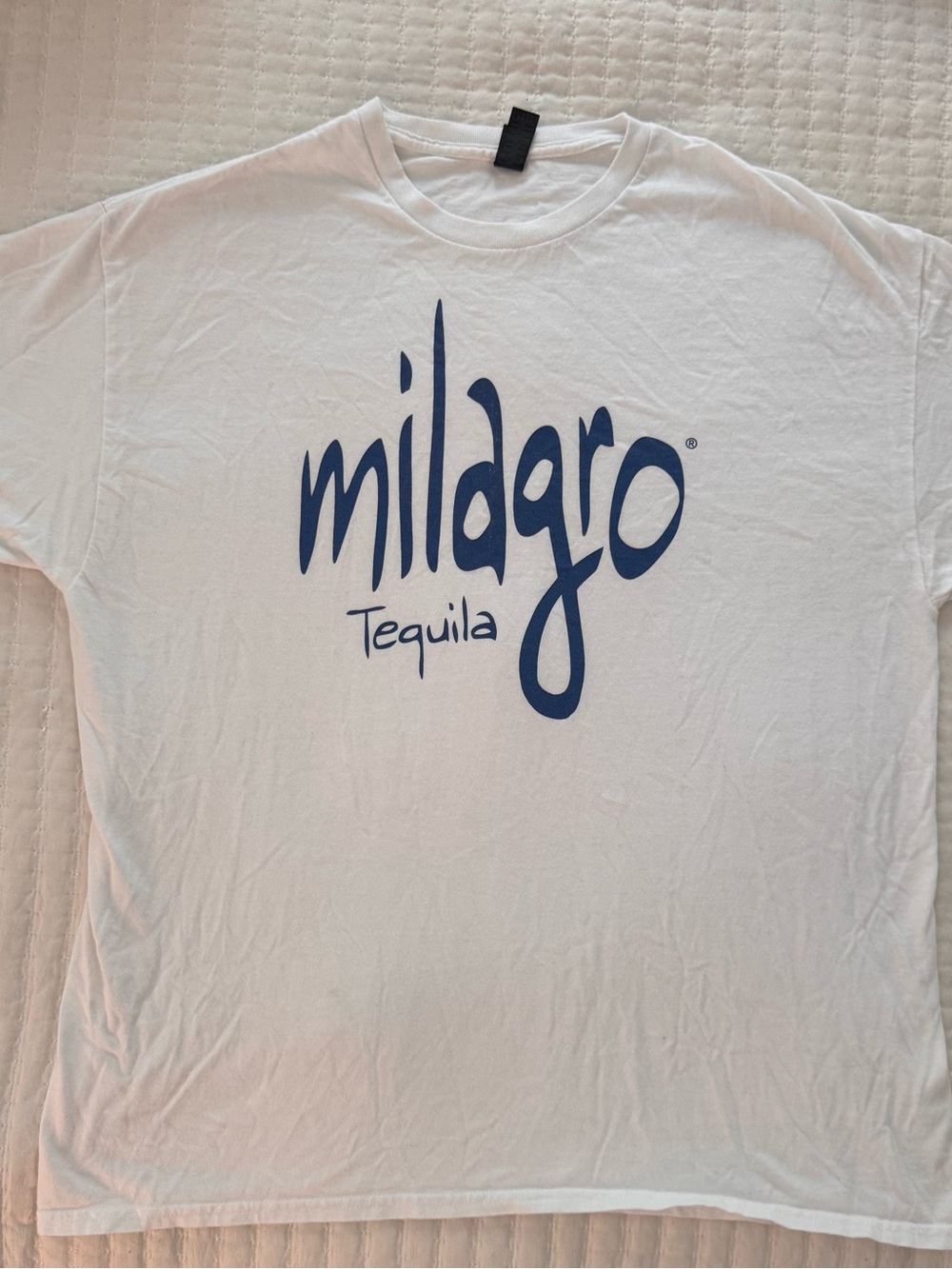 Gildan white milagro tequila short sleeve tee- Size XL